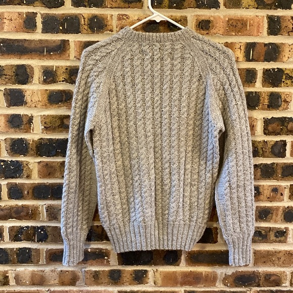 MacNeil and Moon 100% Alpaca wool cable knit crew neck sweater, Women’s M - Picture 4 of 5